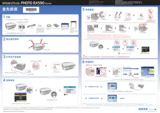 EPSON爱普生STYLUS PHOTO RX590 Series 首先阅读